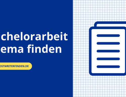 Bachelorarbeit Thema finden